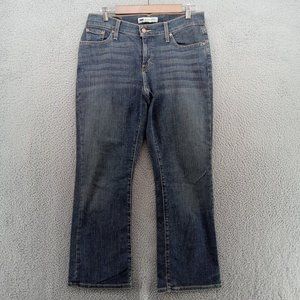 Levis Jeans Womens 30x30 10S Blue 529 Curvy Bootcut Whiskering‎